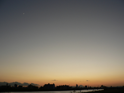 最後の夕焼け